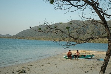 By kayak to the White Sand Island 